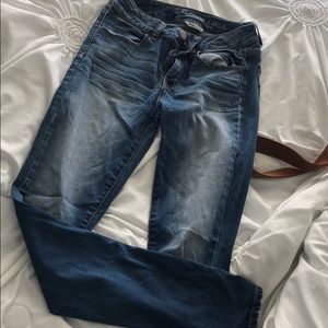 american eagle hi riise jeggings, size 2